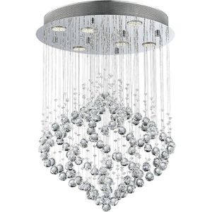 Luxera 62412 - Kristallen plafondlamp CHESTER 6xGU10/50W/230V