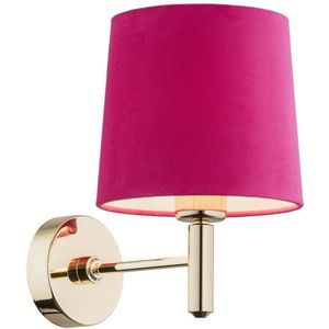 Argon 4349 - Wand Lamp PONTE 1xE27/15W/230V roze/messing