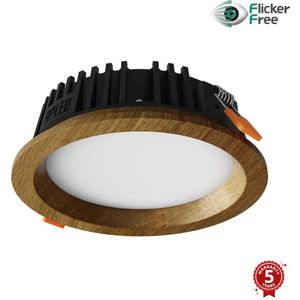 APLED - LED verlichting RONDO WOODLINE LED/6W/230V 3000K diameter 15 cm eiken massief hout