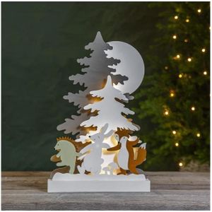 Eglo 411292 - LED Kerst Decoratie FOREST FRIENDS 10xLED/0,03W/2xAA