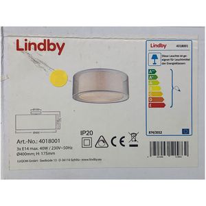 Lindby - Plafondlamp NICA 3xE14/40W/230V