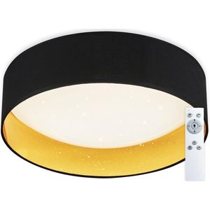 Top Light - Dimbare LED plafondlamp LED/24W/230V+remote bediening zwart