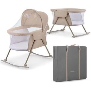 Kinderkraft - Lovi - Reiswieg - Lichtgewicht - Compact - Rust en Slaap