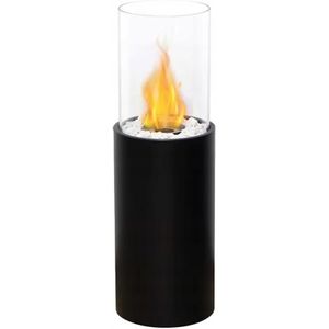 Biohaard ROMA - Zwart - 26,5x80,5 cm - 2 kW - Inclusief Beschermkap