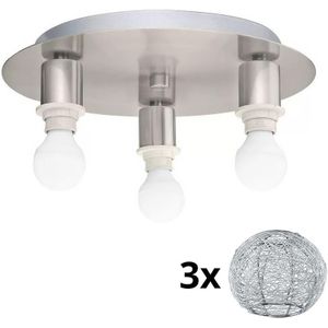 Eglo - LED Plafondlamp MY CHOICE 3xE14/4W/230V chroom