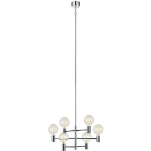 Markslöjd 106419 - Hanglamp met vaste pendel CAPITAL 6xE27/60W/230V glanzend chroom