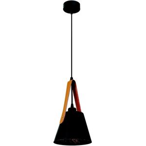 Hanglamp aan een koord 1xE27/40W/230V zwart