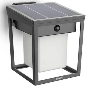 Philips-LED Solar wandlamp met sensor BLAISE LED/1,5W/3,7 3000K IP44