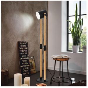 Eglo 43048 - Vloerlamp HORNWOOD 1x E27 / 28W / 230V
