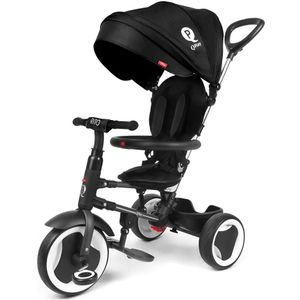 QPlay - Driewieler voor kinderen 3in1 RITO EVA zwart