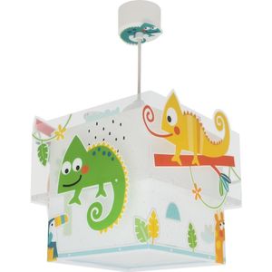 Dalber 63312 - Hanglamp voor kinderen HAPPY JUNGLE 1xE27/15W/230V