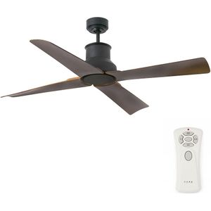 FARO - 33481 - Plafondventilator - Wit - IP44 - Met Afstandsbediening