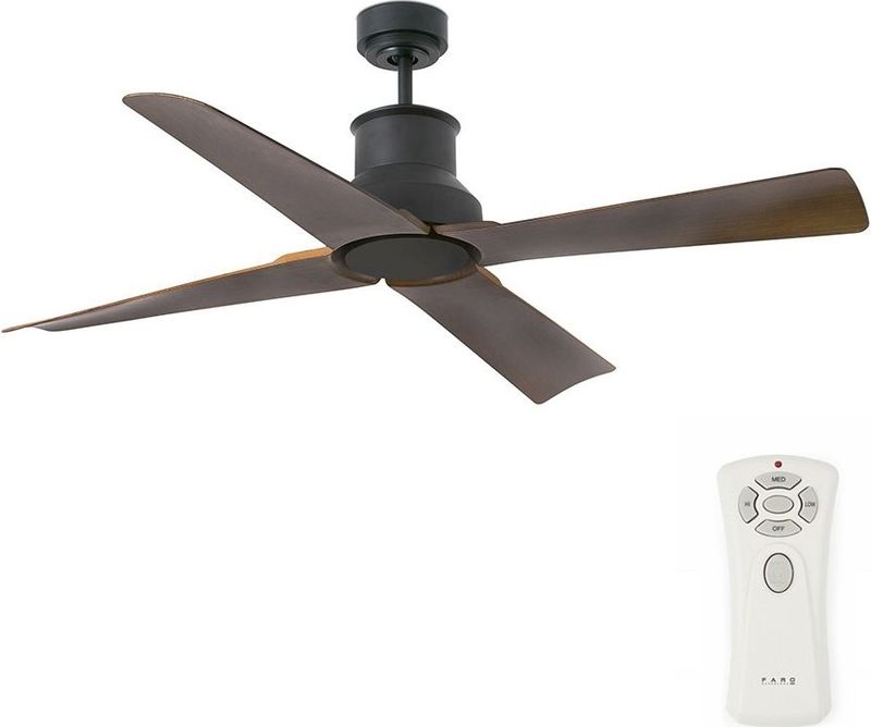 FARO - 33481 - Plafondventilator - Wit - IP44 - Met Afstandsbediening