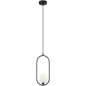 ITALUX PND-3965-1-BK - Hanglamp aan een koord LUPUS 1xG9/25W/230V zwart