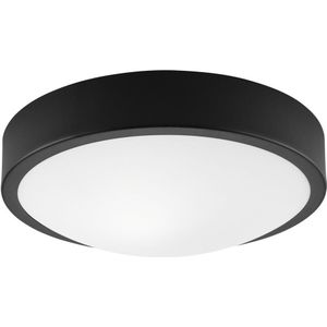 Plafondlamp JONAS 1xE27/60W/230V diameter 26 cm zwart
