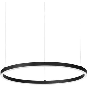 Ideal Lux - LED Hanglamp aan een koord ORACLE SLIM LED/32W/230V diameter 50 cm zwart