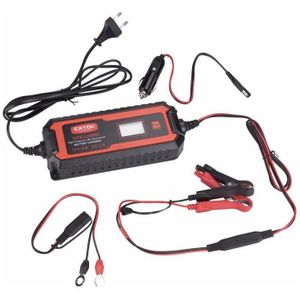 Extol Premium - Auto batterij oplader 9-traps 6/12V 4A IP65