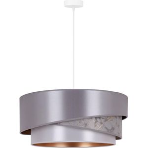 Duolla - Hanglamp aan een koord KOBO 1xE27/15W/230V zilver/goud