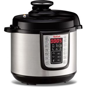 Tefal - Multifunctionele elektrische snelkookpan ALL IN ONE POT 1100W/230V chroom/zwart