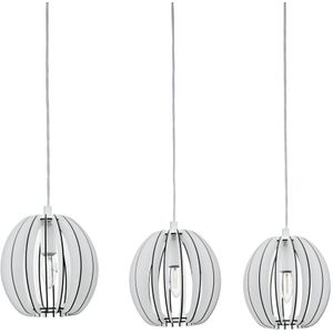 EGLO Cossano - Hanglamp - 3 Lichts - Lengte 790mm. - Wit