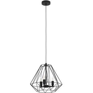 EGLO Tarle Hanglamp - E14 - Ø 44,5 cm - Zwart