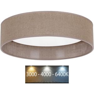 Brilagi - LED Plafond Lamp VELVET LED/24W/230V 3000/4000/6400K bruin