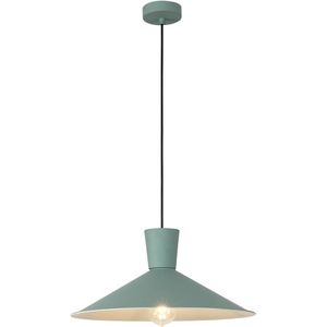 Hanglamp aan een koord ELISTA 1xE27/60W/230V turkoois