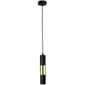 Hanglamp aan koord MAGNUMA 1xGU10/50W/230V zwart/gouden