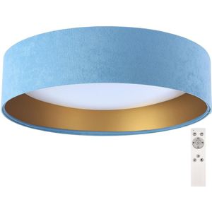 Dimbare LED Plafond Lamp SMART GALAXY LED/24W/230V blauw/goud + AB