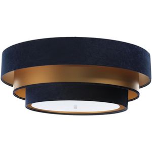 Plafondlamp TRINITI 2xE27/60W/230V blauw/goud