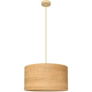 Hanglamp aan een koord ALBA 1xE27/60W/230V diameter 45 cm bruin