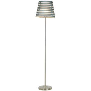 Staande lamp SEGIN 1xE27/60W/230V grijs/glanzend chroom
