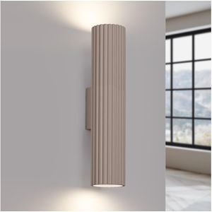 Brilagi - CRESTO - Wandlamp - Taupe - 2xGU10/10W/230V - 30 cm