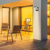 LED Wandlamp - 17W - Zwart - IP65 - 3000K