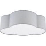 Plafond Lamp voor Kinderen CLOUD MINI 2xE27/15W/230V grijs