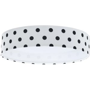 LED Plafondlamp GALAXY KIDS LED/24W/230V stippen wit/zwart
