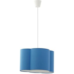 Hanglamp aan een koord voor Kinderen CLOUD 1xE27/25W/230V blauw