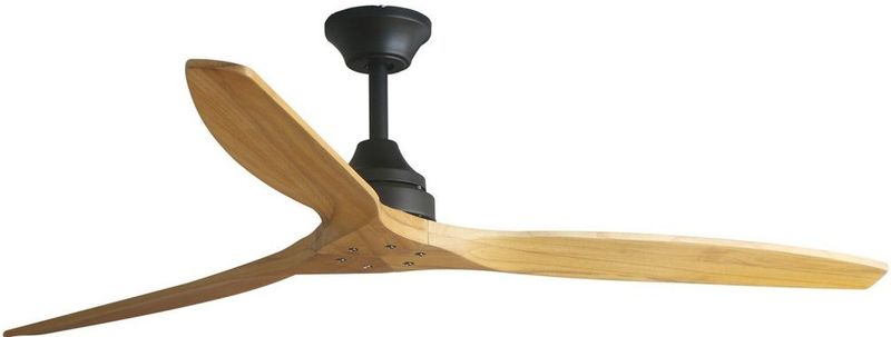 FARO - ALO L - Plafondventilator - Hout/Zwart - 152 cm - Met Afstandsbediening
