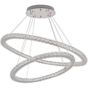 Dimbare LED hanglamp aan een koord LED/160W/230V 3000-6500K zilver + AB