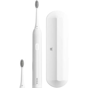 TESLA - TS200 DELUXE - Slimme Sonische Tandenborstel - Wit - Set met Etui en 2 Opzetborstels