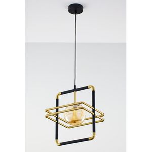 Jupiter 2025 - Hanglamp aan een koord FIORI 1xG9/10W/230V zwart/goud/beige