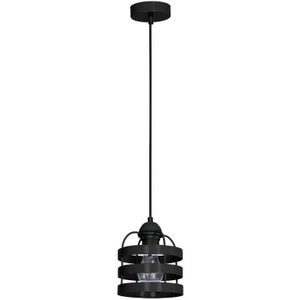 Hanglamp TUBE 1xE27/60W/230V zwart
