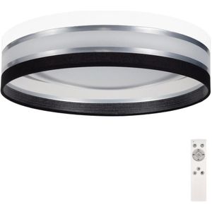 LED Dimbare plafondlamp SMART CORAL LED/24W/230V zwart/wit + afstandsbediening