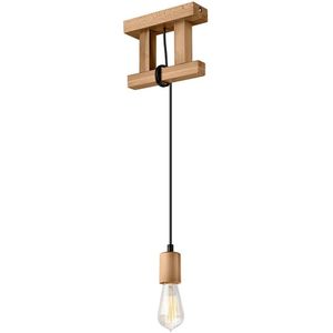 Hanglamp aan een koord LEON 1xE27/60W/230V - FSC gecertificeerd