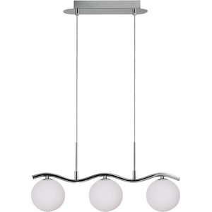 Hanglamp aan een koord RAMON 3xG9/40W/230V glanzend chroom