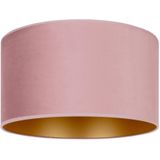 Duolla - Plafondlamp ROLLER 1xE27/15W/230V diameter 40 cm roze/gouden