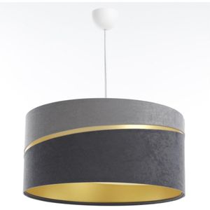 Hanglamp aan een koord SWING 1xE27/60W/230V grijs/goud