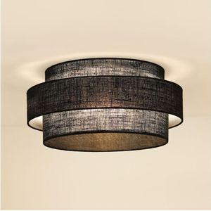 Brilagi - Plafondlamp SPACE YUTE LED/12W/230V diameter 50 cm zwart