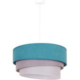 Duolla - Hanglamp aan een koord TRIO 1xE27/15W/230V turquoise/grijs/wit