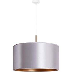 Duolla - Hanglamp aan een koord CANNES 1xE27/15W/230V diameter 45 cm zilver/koper